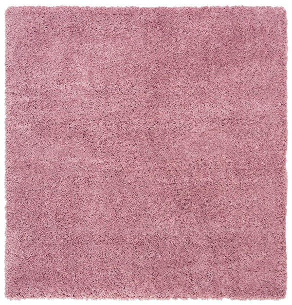 Safavieh Fontana Plush Pink Shag Rug 2'3" X4' Power-Loomed Turkey 2" Pile Polypropylene Jute Blend Cozy Accent FNT800U-24