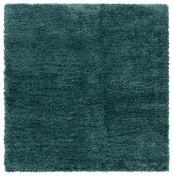 Safavieh Fontana Shag 800 FNT800 Power Loomed Shag & Flokati Rug Dark Green FNT800Y-7SQ
