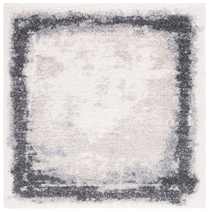 Safavieh Fontana Luxurious Plush Area Rug For Cozy Interiors - Soft Elegance In Neutral Tones, 2-inch Height Ivory ,Grey Polypropylene Pile Fnt829a-4r