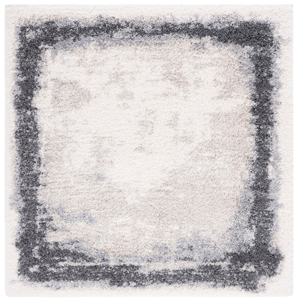 Safavieh Fontana Luxurious Plush Area Rug For Cozy Interiors - Soft Elegance In Neutral Tones, 2-inch Height Ivory ,Grey Polypropylene Pile Fnt829a-4r