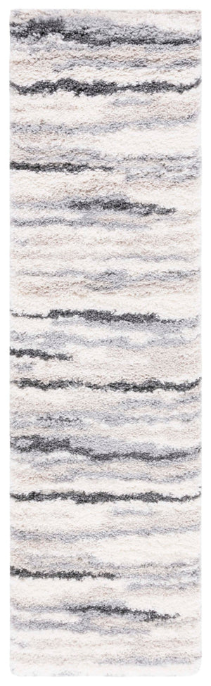 Safavieh Fontana Plush Power-loomed Area Rug - Luxurious Turkish Design For Modern Elegance And Comfort Ivory ,Grey Polypropylene Pile Fnt833a-6