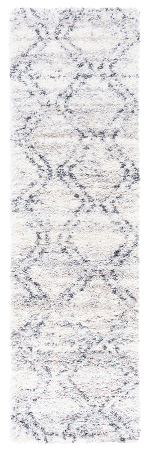 Safavieh Fontana Shag Flokati Area Rug - Elegant Softness And Cozy Comfort For Your Stylish Home Décor Ivory ,Grey Polypropylene Pile Fnt881a-210