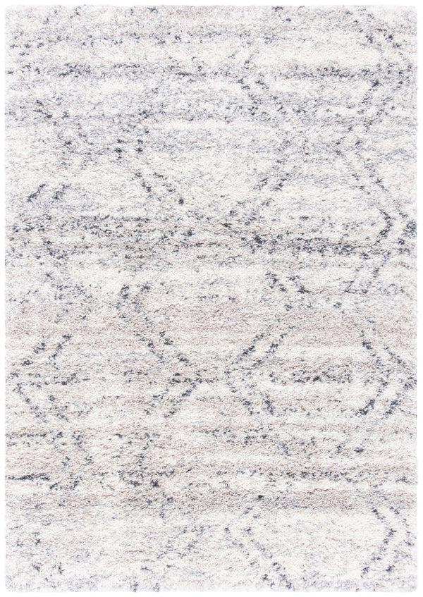 Safavieh Fontana Shag Flokati Area Rug - Elegant Softness And Cozy Comfort For Your Stylish Home Décor Ivory ,Grey Polypropylene Pile Fnt881a-210