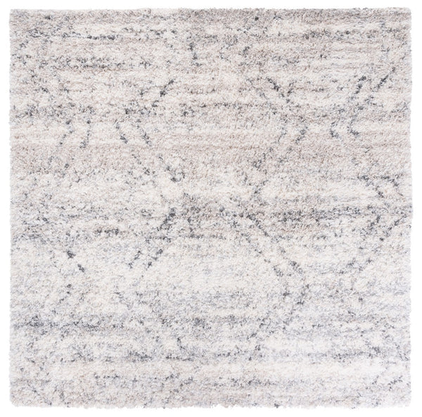 Safavieh Fontana Shag Flokati Area Rug - Elegant Softness And Cozy Comfort For Your Stylish Home Décor Ivory ,Grey Polypropylene Pile Fnt881a-210
