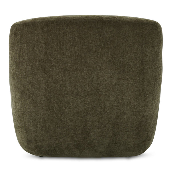 Moe's Home Stevie Lounge Chair - High Back Comfort With Soft Upholstery For Ultimate Relaxation And Style Green Upholstery, 50% Recycled Polyester,50% Virgin Polyester,Frame, Mdf,Plywood,Pine Fo-1001-27