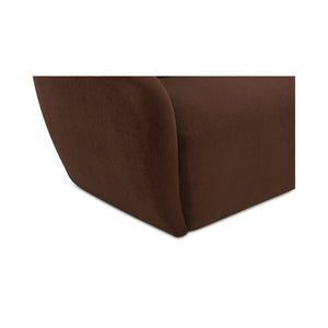 Moe's Home Amelia Modular Sectional Sofa – Cozy, Eco-friendly Design With Supportive Backrest & Lumbar Cushion Brown Upholstery, 100% Polyester,Frame, Mdf,Plywood,Pine Fo-1010-03