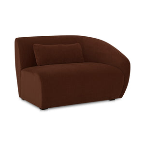 Moe's Home Amelia Modular Sectional Sofa – Cozy, Eco-friendly Design With Supportive Backrest & Lumbar Cushion Brown Upholstery, 100% Polyester,Frame, Mdf,Plywood,Pine Fo-1011-03