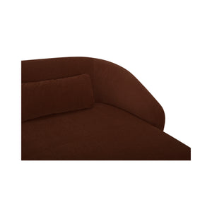 Moe's Home Amelia Modular Sectional Sofa – Cozy, Eco-friendly Design With Supportive Backrest & Lumbar Cushion Brown Upholstery, 100% Polyester,Frame, Mdf,Plywood,Pine Fo-1011-03