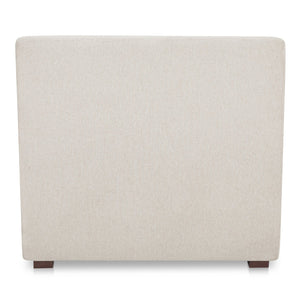 Moe's Home Amelia Modular Sectional Sofa – Cozy, Eco-friendly Design With Supportive Backrest & Lumbar Cushion White Upholstery, 100% Recycled Polyester,Frame, Mdf,Plywood,Pine Fo-1012-18