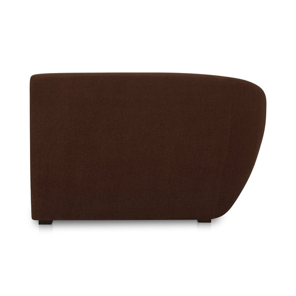 Moe's Home Amelia Modular Sectional Sofa – Cozy, Eco-friendly Design With Supportive Backrest & Lumbar Cushion Brown Upholstery, 100% Polyester,Frame, Mdf,Plywood,Pine Fo-1014-03