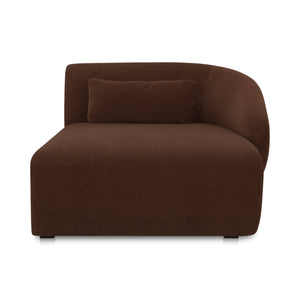 Moe's Home Amelia Modular Sectional Sofa – Cozy, Eco-friendly Design With Supportive Backrest & Lumbar Cushion Brown Upholstery, 100% Polyester,Frame, Mdf,Plywood,Pine Fo-1015-03