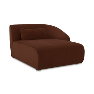 Moe's Home Amelia Modular Sectional Sofa – Cozy, Eco-friendly Design With Supportive Backrest & Lumbar Cushion Brown Upholstery, 100% Polyester,Frame, Mdf,Plywood,Pine Fo-1015-03