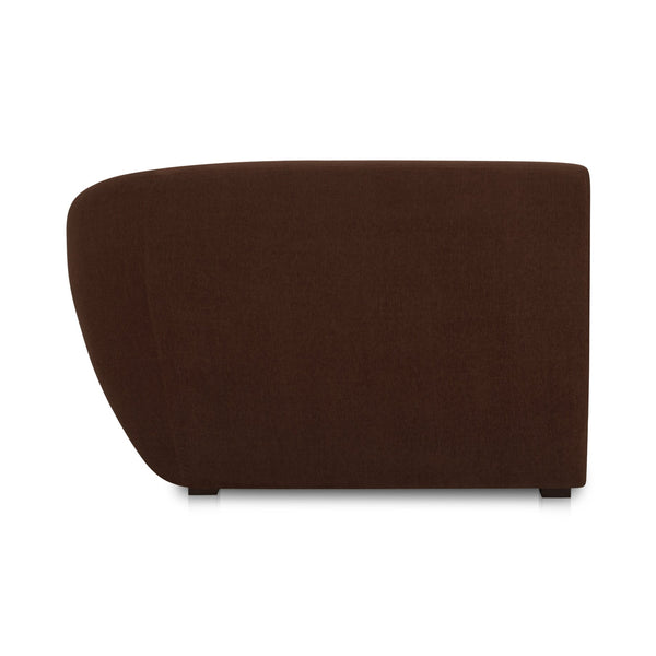 Moe's Home Amelia Modular Sectional Sofa – Cozy, Eco-friendly Design With Supportive Backrest & Lumbar Cushion Brown Upholstery, 100% Polyester,Frame, Mdf,Plywood,Pine Fo-1015-03