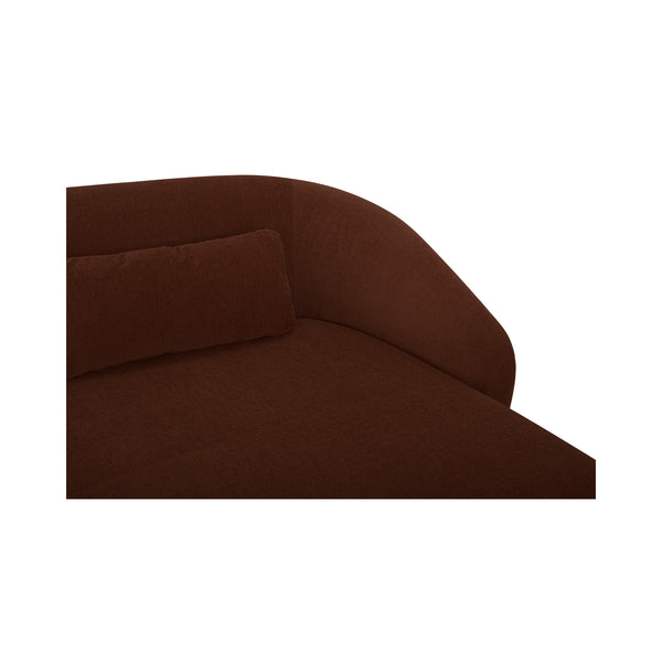 Moe's Home Amelia Modular Sectional Sofa – Cozy, Eco-friendly Design With Supportive Backrest & Lumbar Cushion Brown Upholstery, 100% Polyester,Frame, Mdf,Plywood,Pine Fo-1015-03