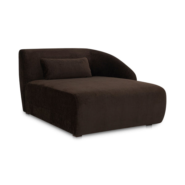 Moe's Home Amelia Modular Sectional Sofa – Cozy, Eco-friendly Design With Supportive Backrest & Lumbar Cushion Brown Upholstery, 100% Polyester,Frame, Mdf,Plywood,Pine Fo-1015-20
