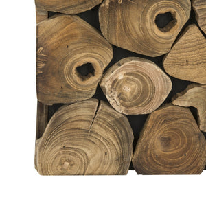 Safavieh Jefferson Rustic Stool - Versatile Reclaimed Teak Accent, Eco-Friendly, No Assembly, Light Oak Finish FOX1004A