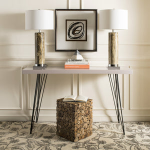 Safavieh Jefferson Rustic Stool - Versatile Reclaimed Teak Accent, Eco-Friendly, No Assembly, Light Oak Finish FOX1004A