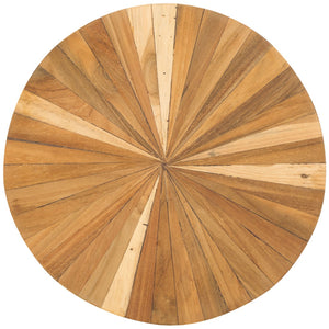 Safavieh Tioga Stool - Chic Geometric Accent In Reclaimed Teak With Light Maple Finish For Modern Spaces FOX1006A
