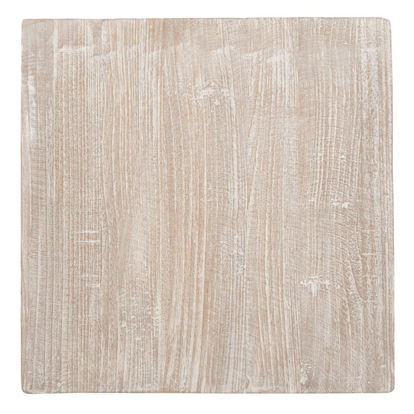 Safavieh Natak Curved Oak Side Table - Sculptural Accent For Modern & Rustic Spaces, Perfect Nightstand Option FOX1009A