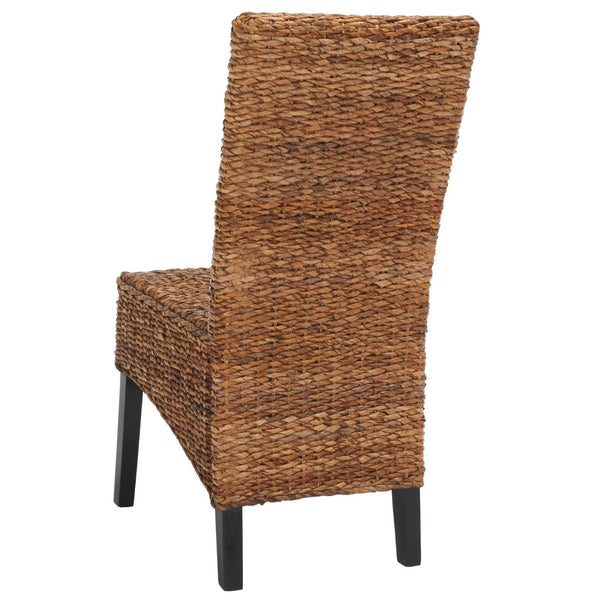 Safavieh KISKA Side Chairs - Set of 2, Dark Brown Coastal-Inspired Dining Chairs for Elegant Comfort FOX1021A-SET2