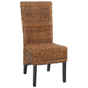 Safavieh KISKA Side Chairs - Set of 2, Dark Brown Coastal-Inspired Dining Chairs for Elegant Comfort FOX1021A-SET2