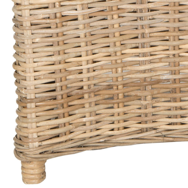 Safavieh Natuna Rattan Arm Chair - Coastal-Inspired Design, Hand-Woven Rattan For Living Room & Dining Spaces FOX1605A