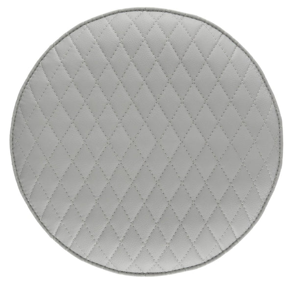 Safavieh Brinley 30"H Mid-Century Modern Stool - Vintage-Inspired Mustard Upholstery For Stylish Spaces Light Grey/Silver FOX1704C
