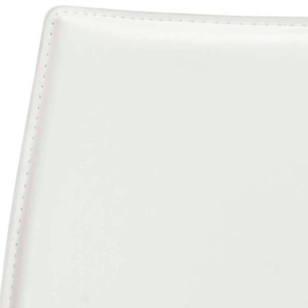 Safavieh KORBIN Side Chairs - Modern Industrial Dining Seating from the Fox Collection for Stylish Comfort White FOX2000A-SET2