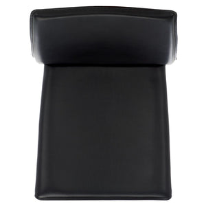 Safavieh KORBIN Side Chairs - Modern Industrial Dining Seating from the Fox Collection for Stylish Comfort Black FOX2000B-SET2