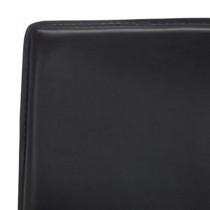 Safavieh JASON 30" Barstools - Modern Minimalist Design for Stylish Kitchens, Bars, and Hospitality Spaces Black FOX2002B-SET2