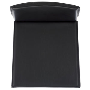 Safavieh JASON 30" Barstools - Modern Minimalist Design for Stylish Kitchens, Bars, and Hospitality Spaces Black FOX2002B-SET2