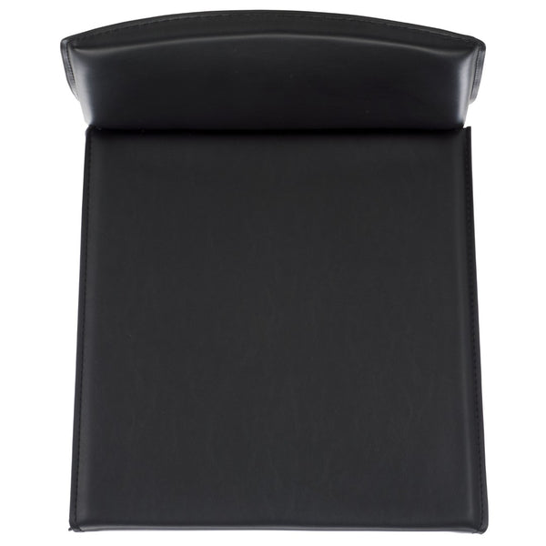Safavieh JASON 30" Barstools - Modern Minimalist Design for Stylish Kitchens, Bars, and Hospitality Spaces Black FOX2002B-SET2