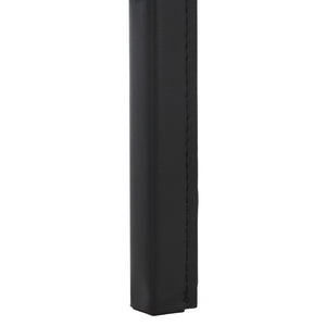 Safavieh JASON Contemporary 24" Counter Stools for Kitchen & Bar - Stylish Comfort with Minimalist Design Black FOX2003B-SET2