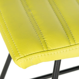 Safavieh Akito Counter Stool In Stylish Green - Modern Barstool For Chic Home & Kitchen Décor Upgrade Green Metal,Pu Fox2011e