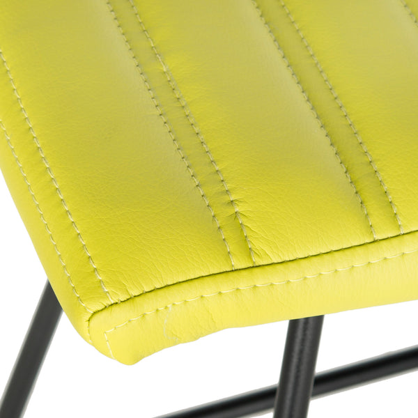 Safavieh Akito Counter Stool In Stylish Green - Modern Barstool For Chic Home & Kitchen Décor Upgrade Green Metal,Pu Fox2011e