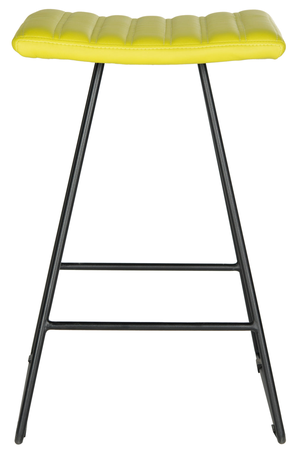 Safavieh Akito Counter Stool In Stylish Green - Modern Barstool For Chic Home & Kitchen Décor Upgrade Green Metal,Pu Fox2011e