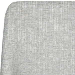 Safavieh BALTIC Grey Side Chairs - Modern PU Upholstered Dining Chairs with Metal Frame for Stylish Spaces FOX2012G-SET2