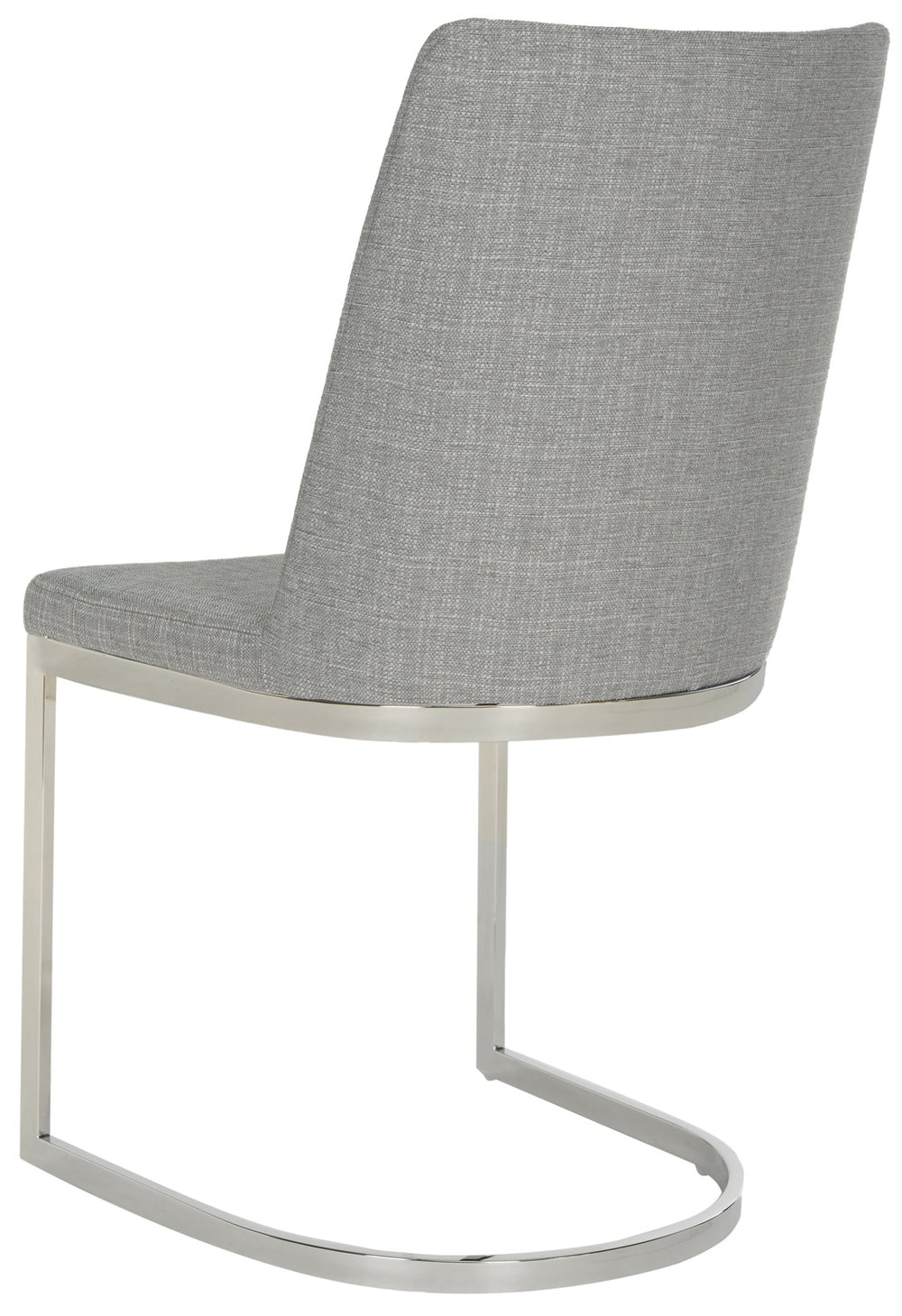 Safavieh Parkston Side Chair - Elegant Dark Grey Linen Dining Chair For Modern Home Décor & Comfort Grey Pu Fabric Fox2013g