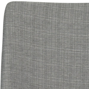 Safavieh Parkston Side Chair - Elegant Dark Grey Linen Dining Chair For Modern Home Décor & Comfort Grey Pu Fabric Fox2013g