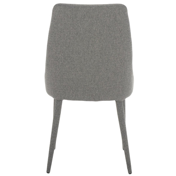 Safavieh SUMMERSET Grey Linen Side Chairs - Contemporary Comfort & Style for Dining Rooms & Nooks FOX2014G-SET2