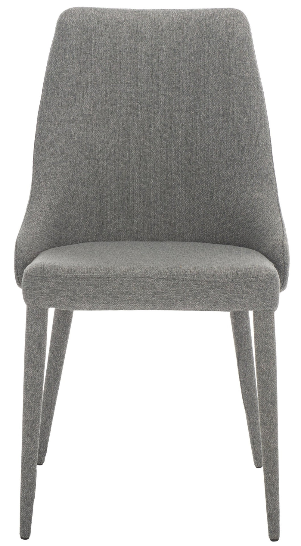 Safavieh SUMMERSET Grey Linen Side Chairs - Contemporary Comfort & Style for Dining Rooms & Nooks FOX2014G-SET2