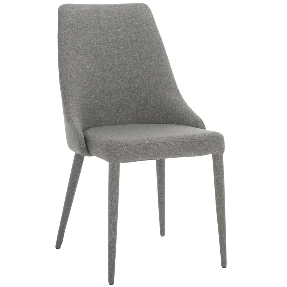 Safavieh SUMMERSET Grey Linen Side Chairs - Contemporary Comfort & Style for Dining Rooms & Nooks FOX2014G-SET2