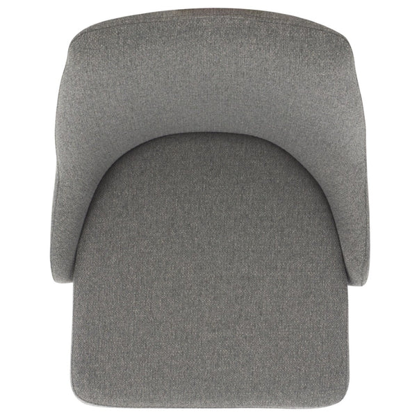 Safavieh SUMMERSET Grey Linen Side Chairs - Contemporary Comfort & Style for Dining Rooms & Nooks FOX2014G-SET2