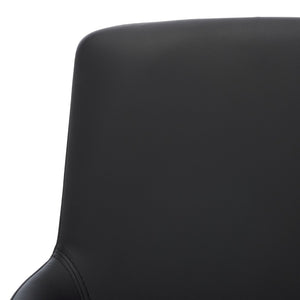 Safavieh Summerset Arm Chair - Mid-Century Modern Design With Plush Comfort For Home, Office, Or Reception Areas Black FOX2015B