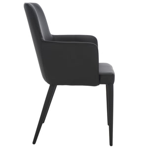 Safavieh Summerset Arm Chair - Mid-Century Modern Design With Plush Comfort For Home, Office, Or Reception Areas Black FOX2015B