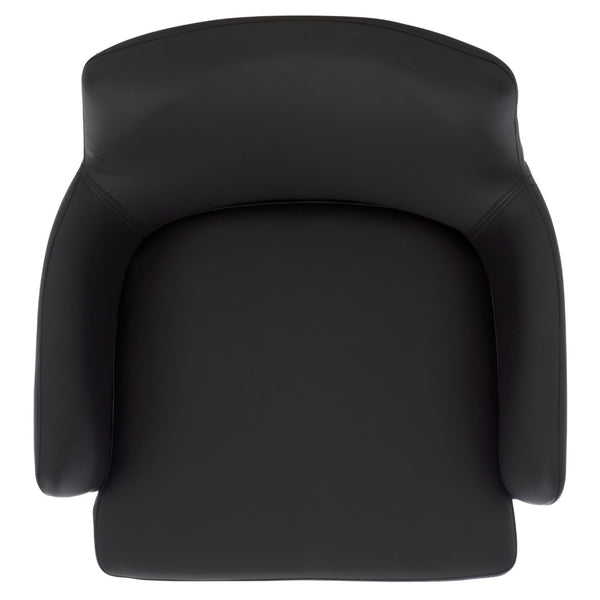 Safavieh Summerset Arm Chair - Mid-Century Modern Design With Plush Comfort For Home, Office, Or Reception Areas Black FOX2015B