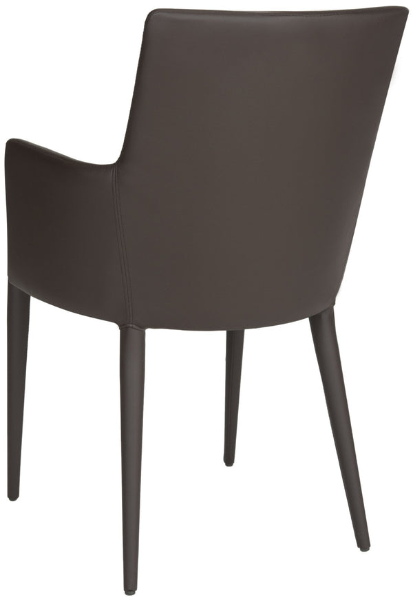 Safavieh Summerset Arm Chair - Mid-Century Modern Design With Plush Comfort For Home, Office, Or Reception Areas Brown FOX2015D