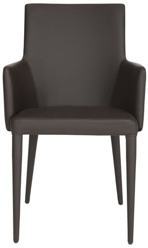 Safavieh Summerset Arm Chair - Mid-Century Modern Design With Plush Comfort For Home, Office, Or Reception Areas Brown FOX2015D