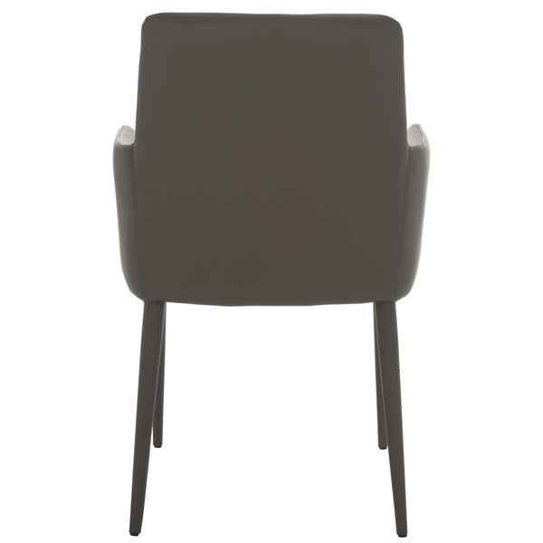 Safavieh Summerset Arm Chair - Mid-Century Modern Design With Plush Comfort For Home, Office, Or Reception Areas Grey FOX2015H