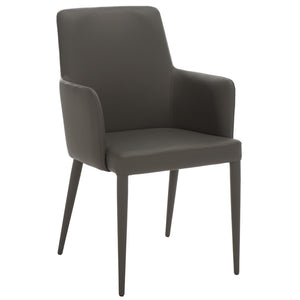 Safavieh Summerset Arm Chair - Mid-Century Modern Design With Plush Comfort For Home, Office, Or Reception Areas Grey FOX2015H